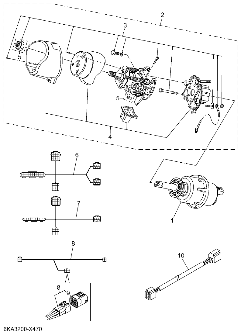 Yamaha F350BST, FL350BST OPTIONAL PARTS 3 parts diagram